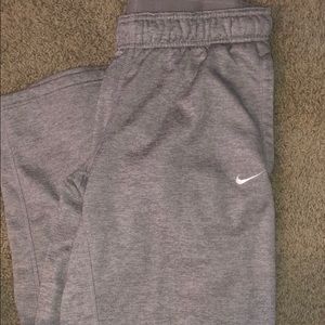 Nike dri-fit grey sweatpants